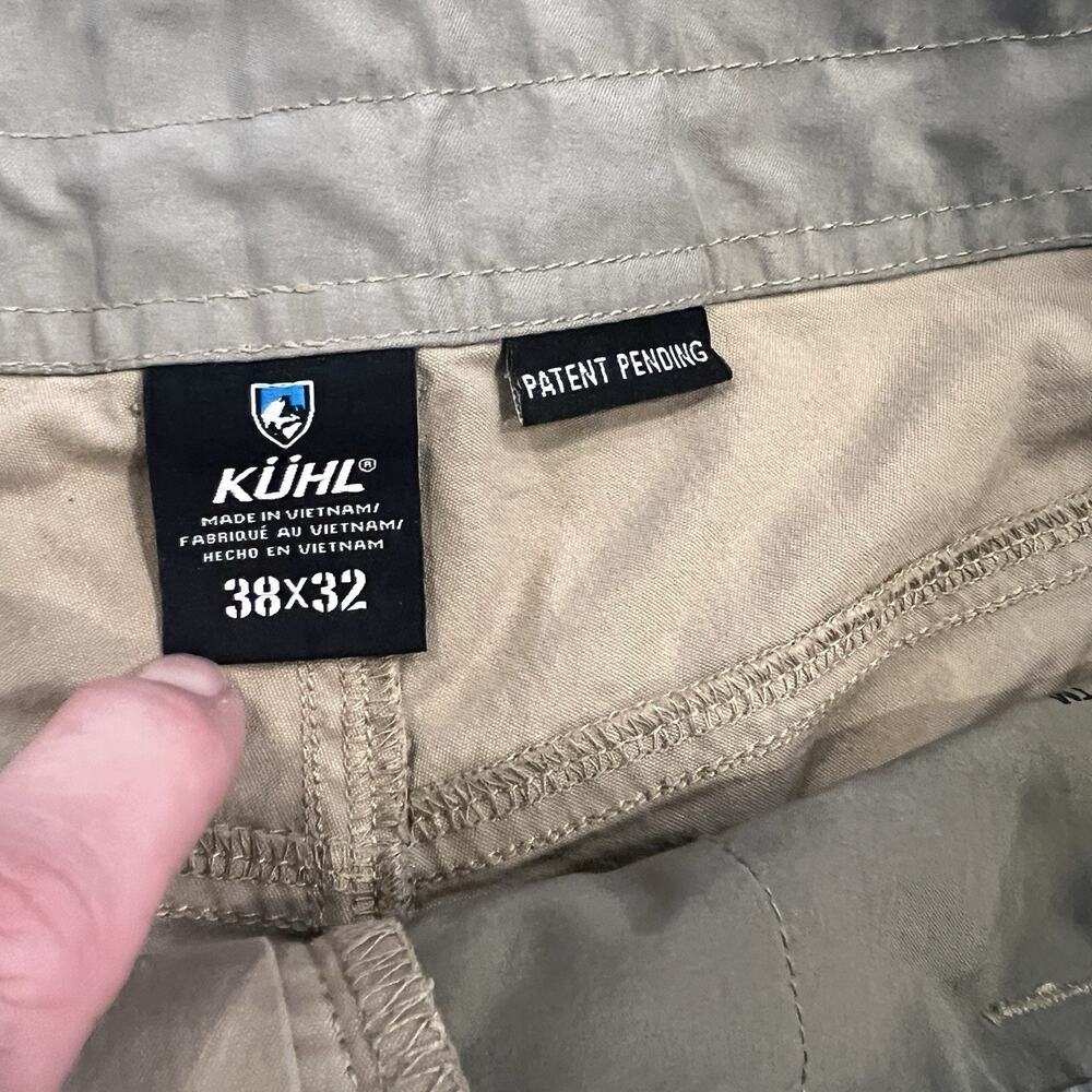 Kuhl Slax Pants Men's 38x32 Stretch Hiking Chino Outdoor Casual Brown NICE - Picture 3 of 9